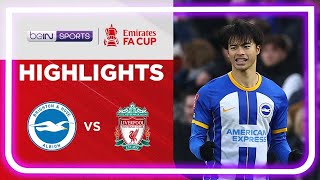 Brighton 2 1 Liverpool FA Cup 22 23 Match Highlights
