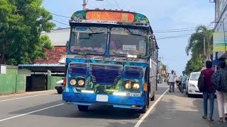 වලස්මුල්ල පාරේ හැඩම නිල් කැටයම.❤️‍🩹 | සමනලී Super Line | Tangalla Road |STS Videography |