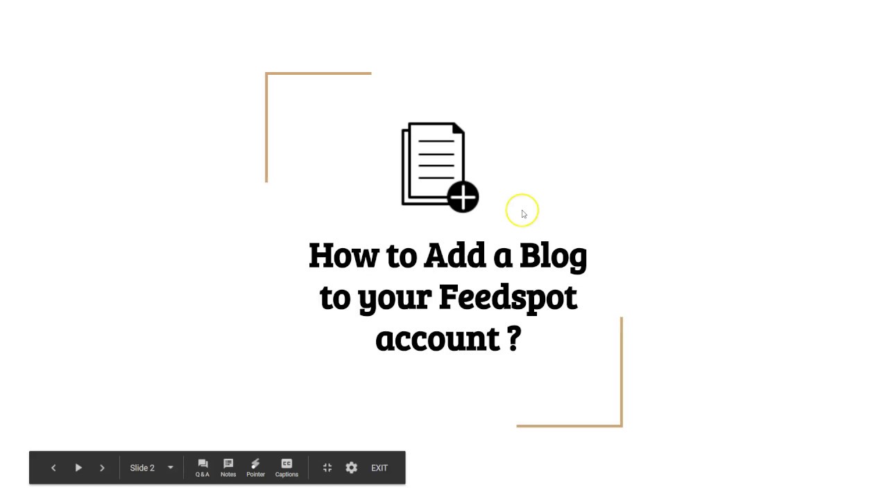 How To Add Or Follow A Blog On Feedspot Reader - YouTube