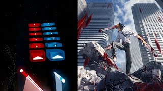 [Beat Saber] Chainsaw Man OP - KICK BACK (TV Size) - Kenshi Yonezu