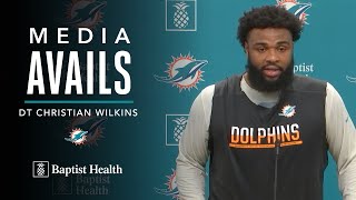 Christian Wilkins meets with the media | Miami Dolphins