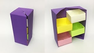 DIY Secret Stepper Box / How to Make Paper Box / Origami Secret Box / Easy Paper Crafts