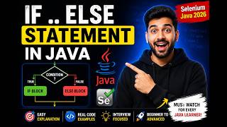 180. if .. else statement in Java (Selenium Java 2026)