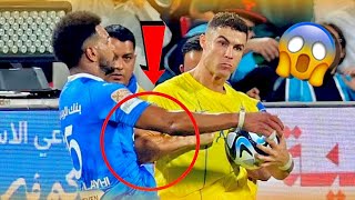 Cristiano Ronaldo Red Card Vs Al Hilal | Ronaldo ( Almost Hits Referee )