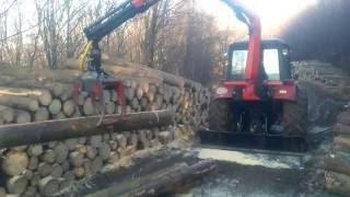 MTZ 820.2 Palfinger 4501 a Mátrában