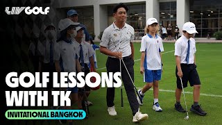 Golf Lessons With 15-Year Old Phenom TK | Invitational Bangkok