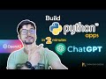 ChatGPT Python Tutorial: Create Python Apps with ChatGPT in 2 minutes!!