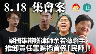 20210318L【8.18集會案】梁國雄辯護律師余若薇聯手，推卸責任罪魁禍首係「民陣」  |  芒向快報