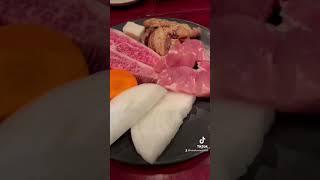 ぼっち飯。人形町で天草黒毛和牛の焼肉食べ放題‼️『焼肉 たなか畜産 人形町店』【青木孝文 Aoki TakafumiのTikTokグルメ】 #shorts