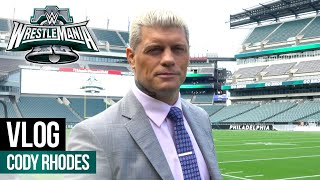 Cody Rhodes heads to the site of WrestleMania 40: WrestleMania 40 Vlog