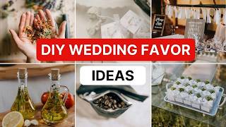 5 Easy DIY Wedding Favors Your Guests Will Actually Use
