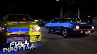 Mitsubishi Lancer Evolution Pink-Slip Race Scene | 2 Fast 2 Furious | Full Throttle