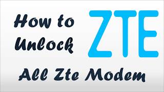 How To Unlock All zte Usb Modem Network \u0026 Sim Unlock  - ANY gsm carrier!