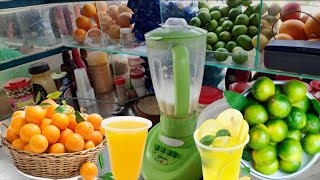 Pure Natural Malta \u0026 Lemon Juice Making | Thai Street Food Fruits Juice