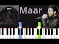 آموزش ورژن پیانو مار از مهراد هیدن🎹 Maar - Mehrad Hidden Piano Tutorial