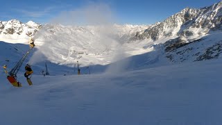 Snowboarding Sölden Schwarze Schneid 65% FIS Worldcup slope