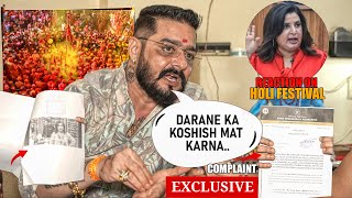 Hindustani Bhau Report Exclusive Angry Reaction on Farah Khan's Chhapri Comment on Holi Festival