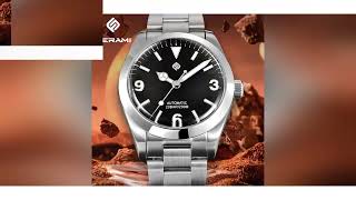 TERAMI Luxury Men Watch 38mm Vintage Diver NH35 Movement Automatic Mechanical Sapphire Crystal