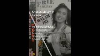 Khusus Malam Ini Karaoke Erie Suzan