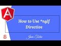 Angular 8 :  *ngIf Directive | Example | Java Techie