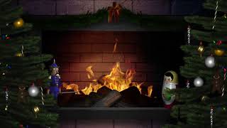 New Year Sounds. The Cozy Fireplace Sounds. Music for Relax and Sleep