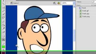 Flash CS4 Tutorial Course Bitmaps And Vectors - Lesson 25