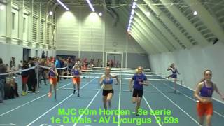 Meisjes Junioren C 60m Horden Noelle Venneman AC Tion Phanos CD Indoor 07-12-2014