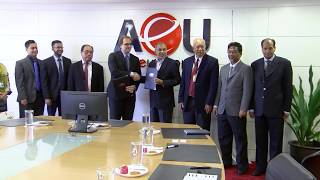 MoU Signing Ceremony Between AeU and University of Business \u0026 International Studies