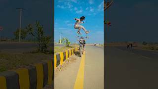 Bike jump #stunt #akashaofficial #viralshorts #youtubeshorts