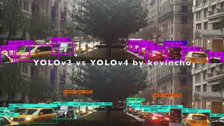 YOLOv3 vs YOLOv4