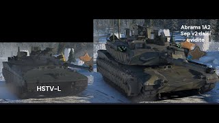 War Thunder War Thunder Gameplay 9# ( CZ / SK ) Abrams M1A2 SEP V2, HSTV-L Dobrej support lehky tank