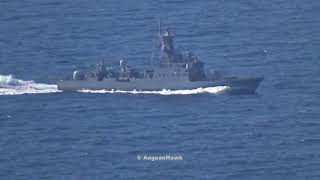 Turkish Navy Kilic class P334 TCG Meltem in east Mediterranean Sea.