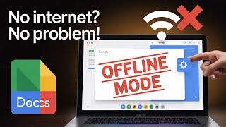 How To Use Google Docs Offline Mode Fast and Easy | No Internet or WiFi Google Docs Tutorial