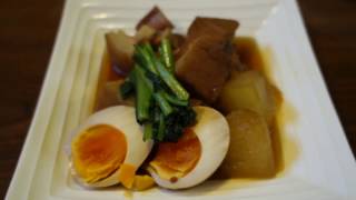 Kinpaginpa：Rafute(stewed pork belly) w/ soy flavor