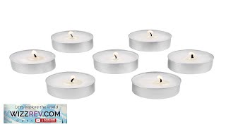 VEVOR 200 Pack Unscented Tea Lights Candles 6.5 Hours Long Burning Christmas Review