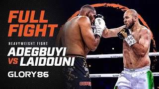 GLORY 86: Benjamin Adegbuyi vs. Sofian Laidouni - Full Fight