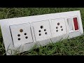 3 socket 1 switch 1 indicator connection wiring | extension board kaise banaye @ElectricalYogi