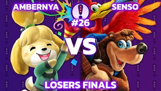 LGS: The Sidequest 26 - Ambernya VS Senso - Losers Finals - SSBU