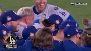 Dodgers Radio Call of The Final Out in the 2024 World Series (KLAC-AM)