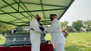 Harold Johnson memorial flag