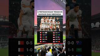 5 Pertandingan Terakhir Bahrain dan Indonesia #timnas #timnasindonesia #timnasday