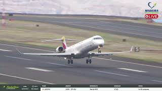 BEAUTIFUL CRJ 1000 Takeoff at Madeira Airport