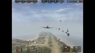 Battlefield 1942 multiplayer demo insane stunt!