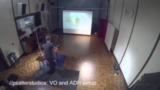 Psalter Studios BTS: Studio setup for VO/ADR