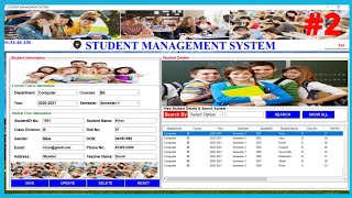 2/2 - How to make student management system in python with mysql database connectivity
