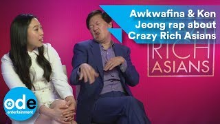 Awkwafina & Ken Jeong rap about Crazy Rich Asians