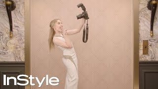 Sabrina Carpenter | 2019 Golden Globes Elevator | InStyle | #shorts