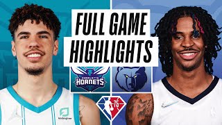 HORNETS at GRIZZLIES | FULL GAME HIGHLIGHTS | November 10, 2021