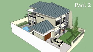73 Gambar Rumah 2 Lantai Sketchup Gratis