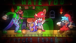 [I HATE YOU] ¡LYRICS ESPAÑOL! FNF-MARIO MADNESS V2 #WorldTournamentOfAllStarsByStiven!